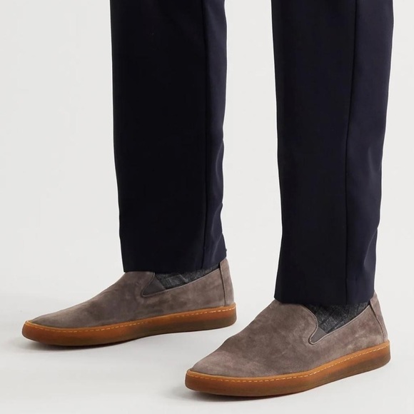 Officine Creative - Men’s Key Suede Slip-On Sneakers - Picture 6 of 7